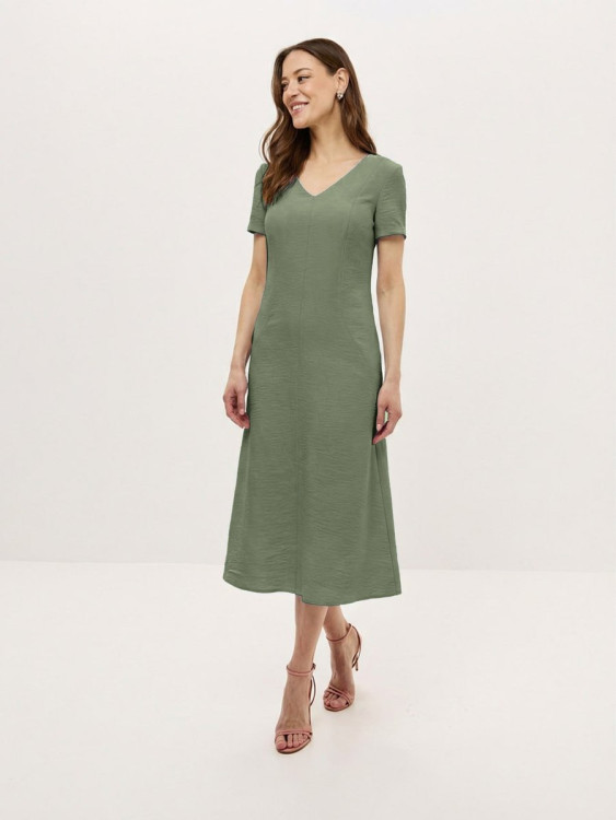 11003-30 Платье оливковый