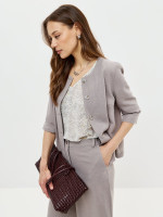 18079-07 Жакет Серый