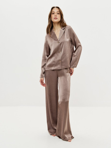 18084-48 Жакет кофейный полоса