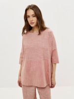 21055-39 Свитшот (2 ткани) терракотовый