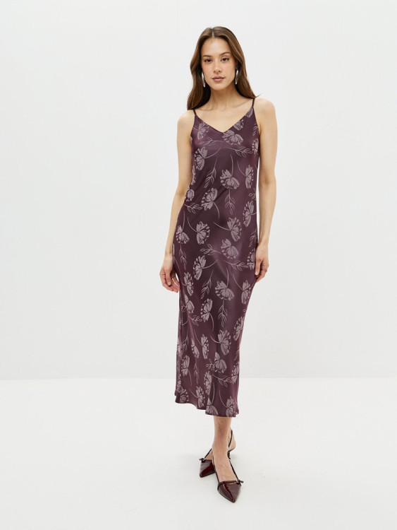 11241-11 Платье бордовый