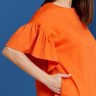 11267-15 оранжевый платье